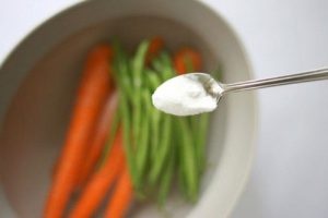 cathy shop baking soda rửa hoa quả