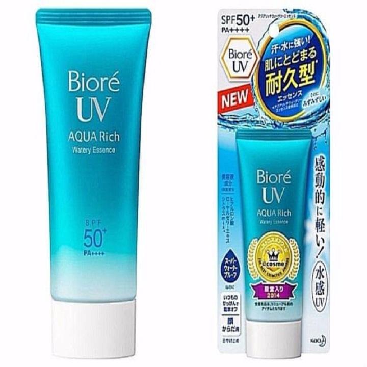 KEM CHỐNG NẮNG BIORE UV AQUA RICH WATERY ESSENCE SPF 50+ PA++++ 50g - NHẬT BẢN