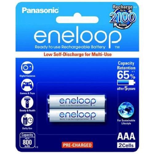 Pin sạc AAA Eneloop 800mah, Pin sạc AAA Panasonic (vỉ 2 viên)
