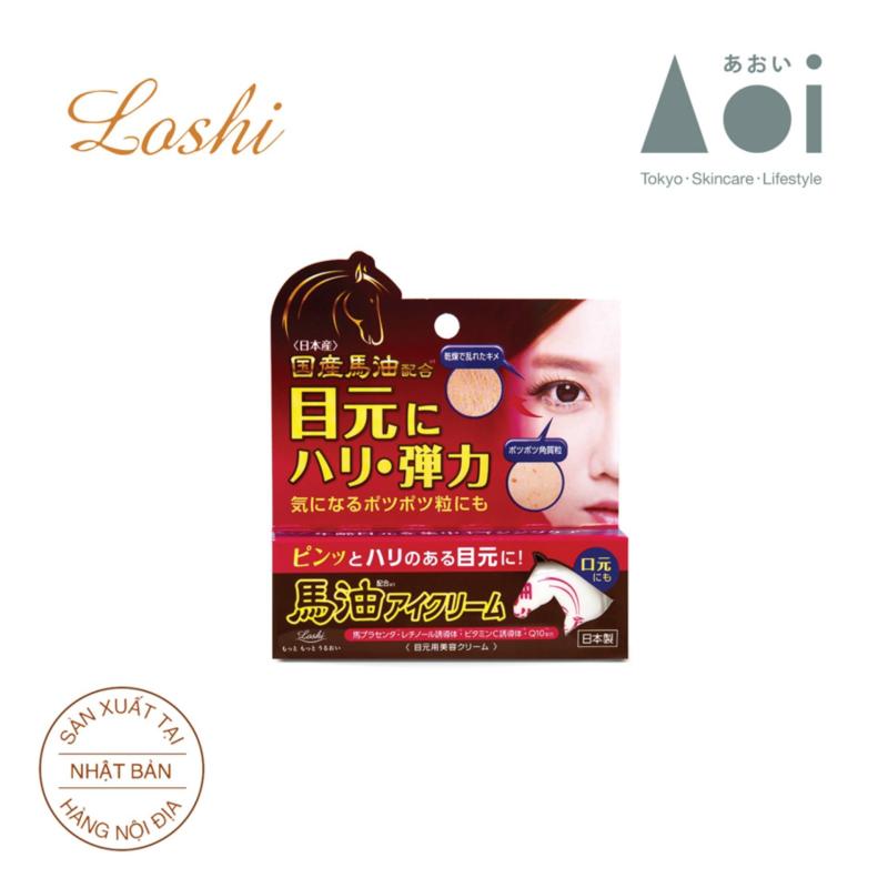 Kem Dưỡng Mắt Mỡ Ngựa - Loshi Horse Oil Eye Cream (20g) nhập khẩu