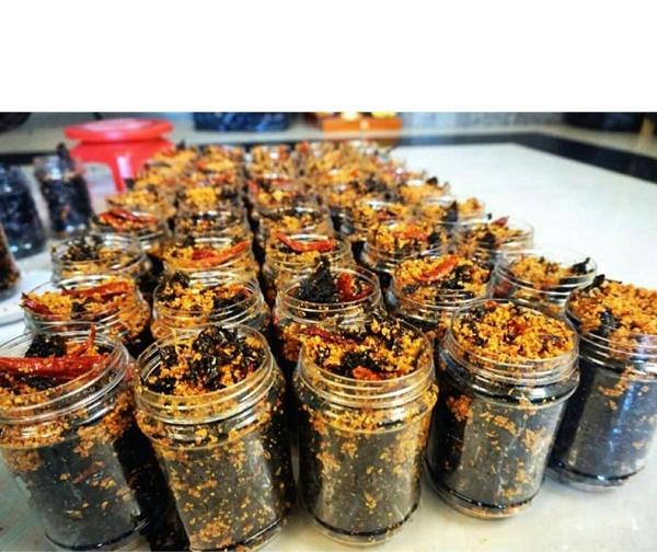 combo 5 hũ rong biển cháy tỏi HỦ 80G Nhật Bản