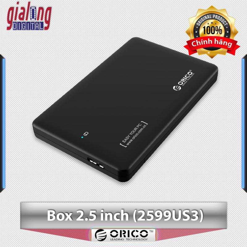 Hộp đựng ổ cứng HDD / SSD box 2.5 USB 3.0 - Orico 2599US3 - Hàng chính hãng phân phối
