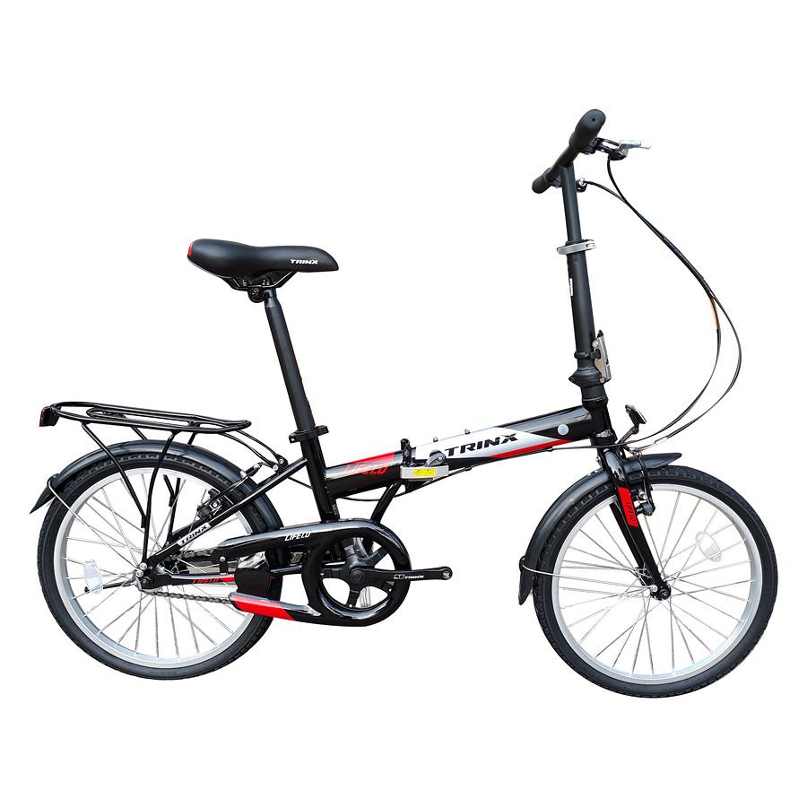 Xe đạp gấp Trinx LIFE 1.0 2018 Black/Grey Red