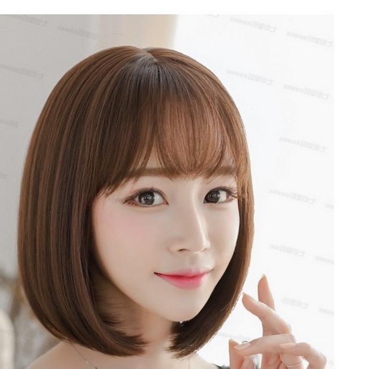 tóc giả nữ hàn quốc + Tặng kèm lưới T70 nhập khẩu