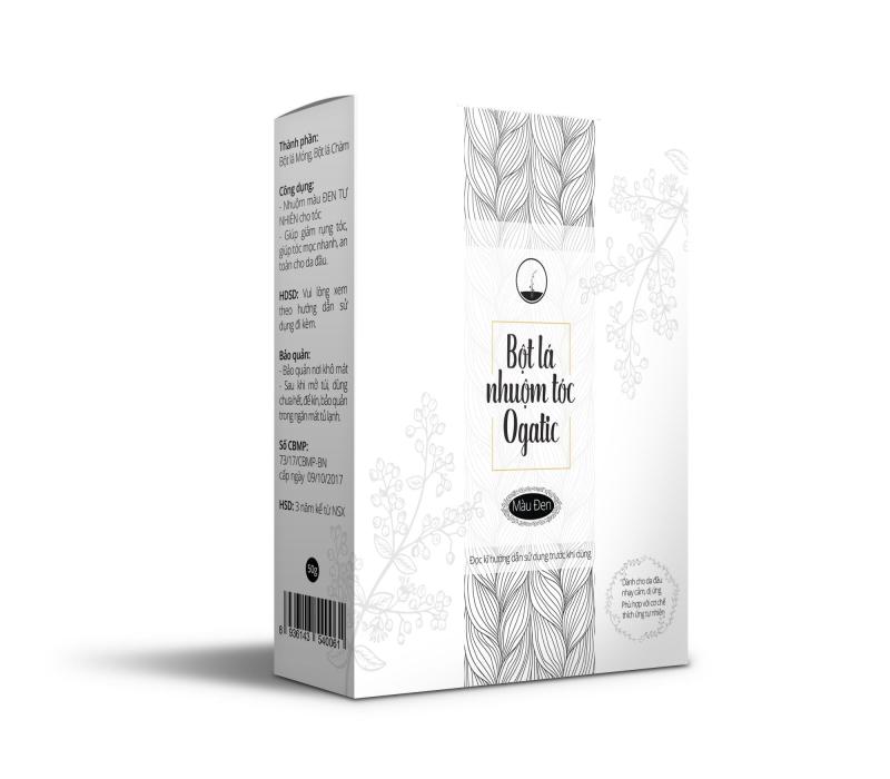 COMBO BỘT LÁ PHỦ BẠC TÓC OGATIC MÀU ĐEN