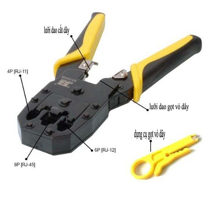kìm bấm mạng Bosi - kìm bấm hạt mạng 3