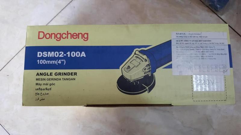 Máy mài góc DongCheng DSM02-100A (Tặg Chai Rửa Axeton,Giá ĐT Heo Xih,Lưỡi Dorco)