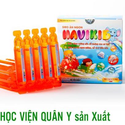 Siro Bé Ăn Ngon, Tiêu Hóa Tốt, Phát Triển Trí Não Navikid Học Viên Quân Y 20 Ống Nhật Bản