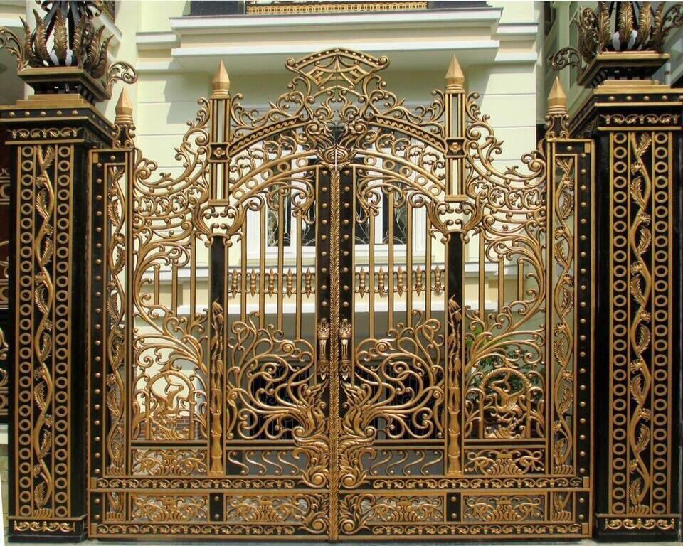 Cổng Nhôm Đúc Thoáng