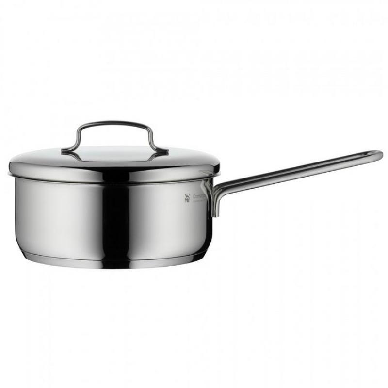 Germany WMF Mini 16 Cm Stainless Steel Straight Handle Long Handle Single Handle Milk Pot Sauce Pot Stew Pot with Dont Lid Singapore