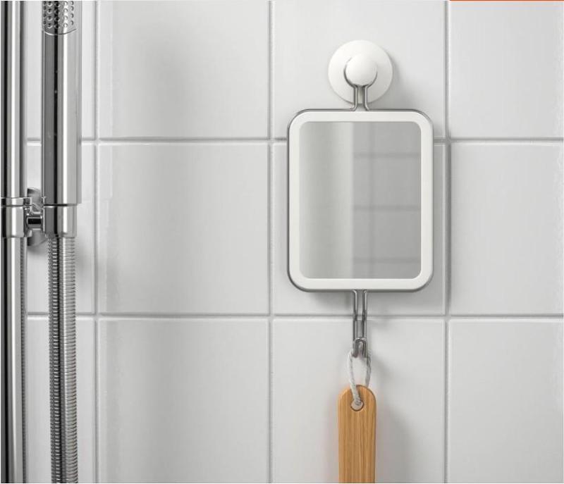 Gương gắn tường kèm móc treo IMMELN IKEA