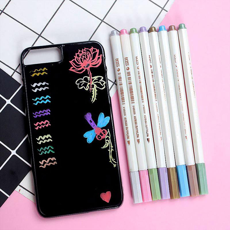 Mua Bộ 10 cây Bút nhũ vẽ trên Ốp lưng, Trang trí Album ảnh, Scrapbook
