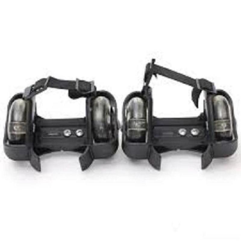 Phân phối Bánh trượt patin 2 bánh phát sáng- Flashing Roller ( đen)
