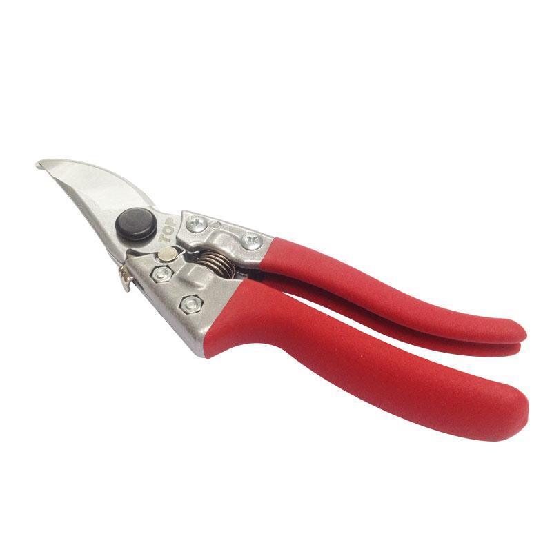 Kéo cắt cành lưỡi cong thép Nhật 8 (200mm) cán nhôm màu đỏ Top - TGP-00520