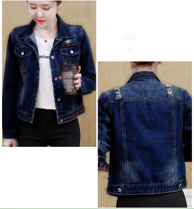 ÁO KHOÁC JEANS NỮ PHỐI NÚT BY1060 5