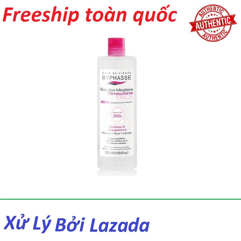 Nước tẩy trang Byphasse Micellar Make-up Remover Solution 500ml - hàng chính hãng có tem chống giả nhập khẩu