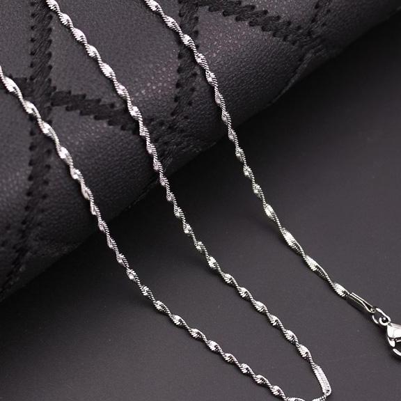 DÂY CHUYỀN NỮ INOX KIỂU XOẮN CỰC ĐẸP