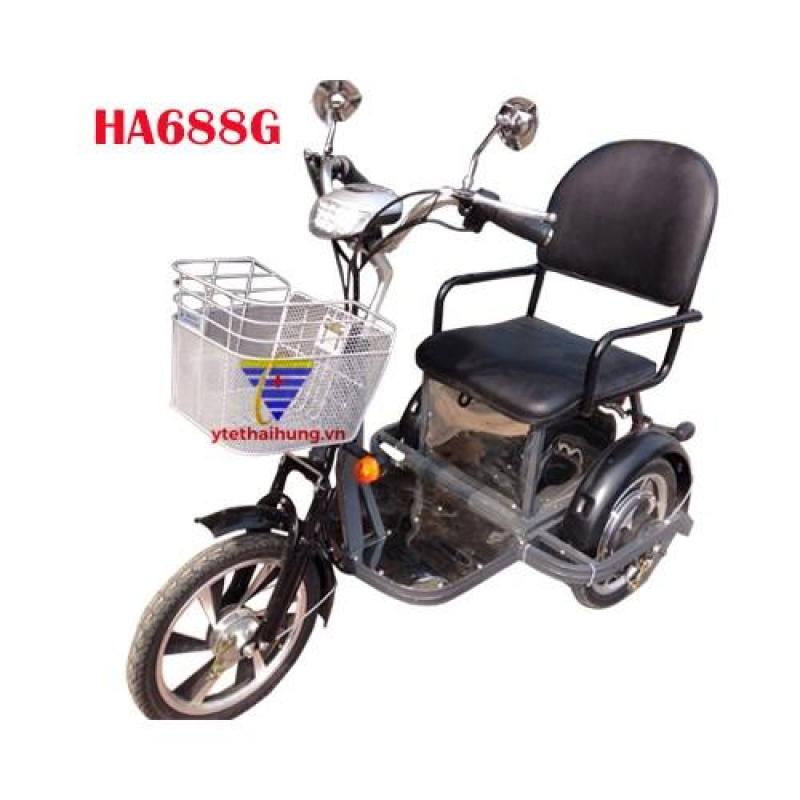 Xe lăn điện 3 bánh tự chế giá rẻ HA688G nhập khẩu
