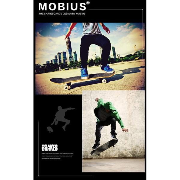 Ván trượt skateboard người lớn tiêu chuẩn thi đấu (chịu lực lên tới 120kg)