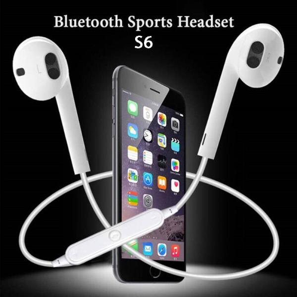 [XẢ KHO] Tai nghe Bluetooth Sports Headset S6 siêu Bass + Tặng kèm dây sạc