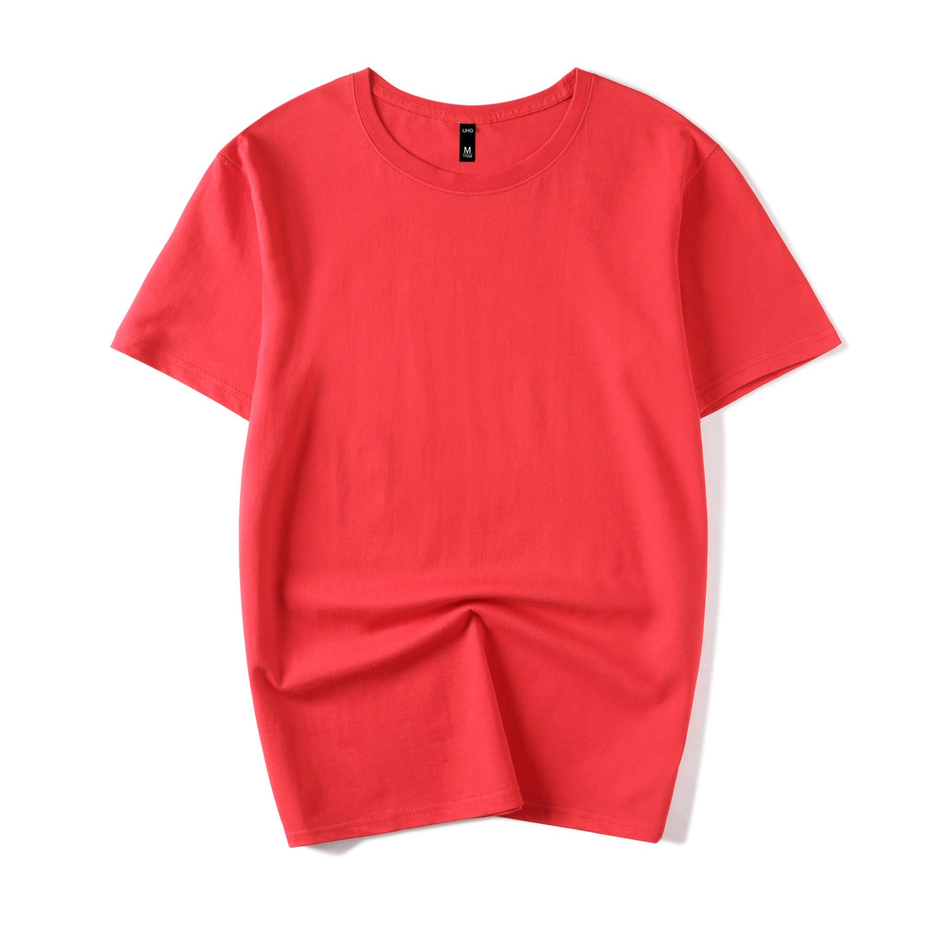 2018 Musim Panas Seluruh Katun Lengan Pendek T-shirt Korea Edisi Longgar Kosong Setengah Lengan