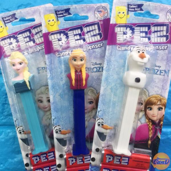 Set Kẹo Pez Frozen - Elsa, Anna, Olaf (KHÔNG BÁN LẺ)