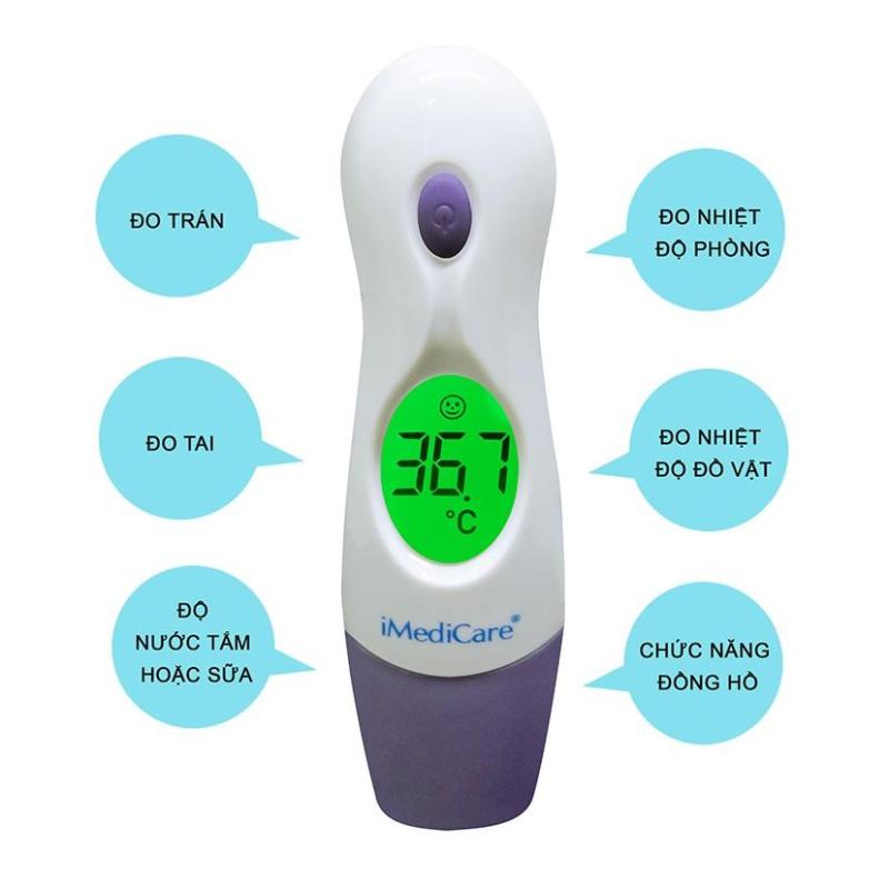Giá bán Nhiệt kế điện tử iMediCare iTM-8F NEW - Đa chức năng