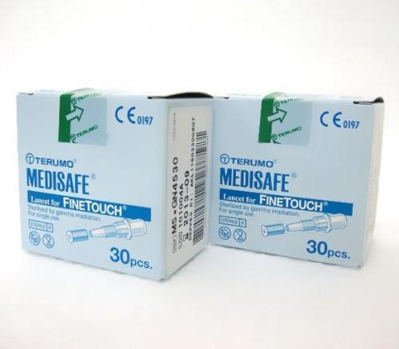 Kim lấy máu cho máy đường huyết, tiểu đường Terumo Medisafe Fit (lọ 30 kim)