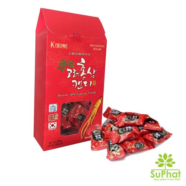 Kẹo hồng sâm Vitamin hộp giấy cao cấp Hàn Quốc 200g [SuPhat Shop]