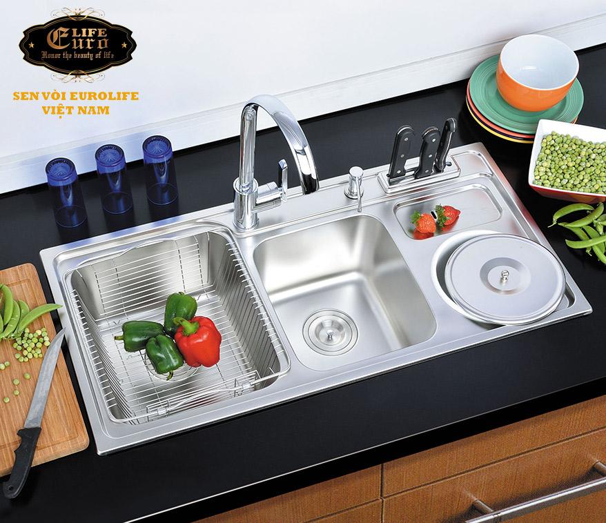 Chậu-rửa-chén-Inox-2-hộc-một-hố-rác-Eurolife-EL-C4-(Trắng-bạc)-3.jpg