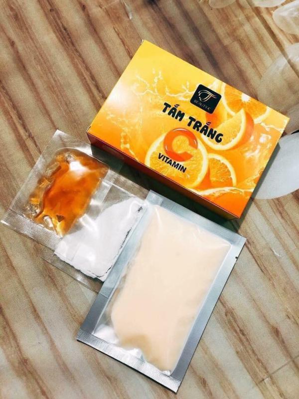 set 3 gÓI Tắm trắng Cam vitamin C nhập khẩu
