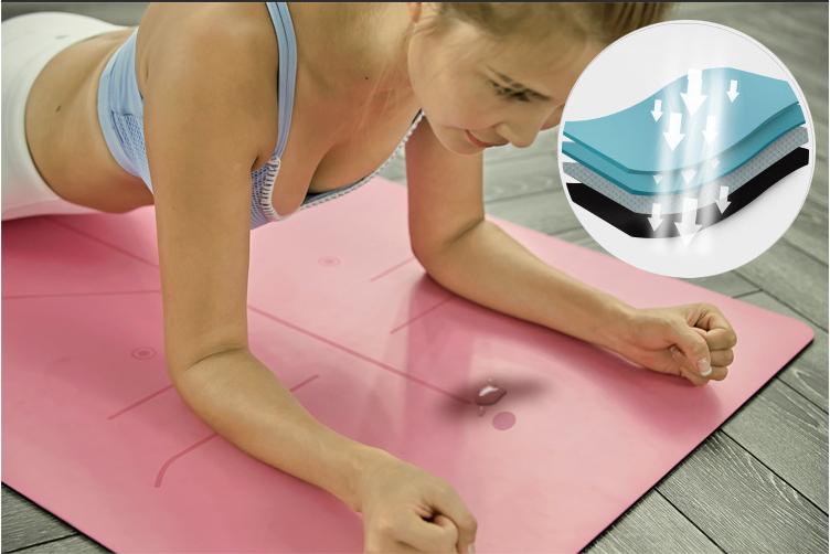 Thảm tập yoga cao cấp, Thảm tập yoga Hatha, Thảm tập yoga định tuyến