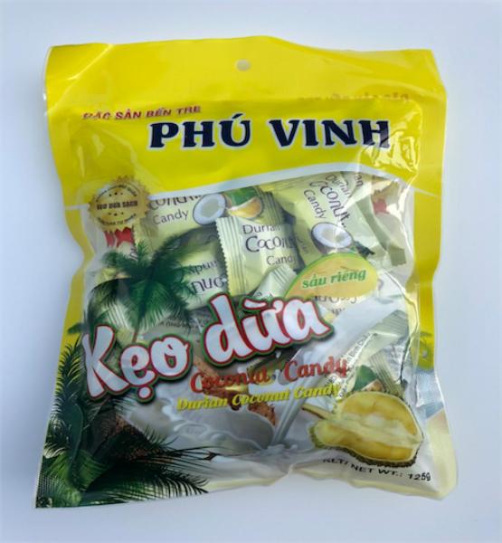 Kẹo dừa sầu riêng 125 gram
