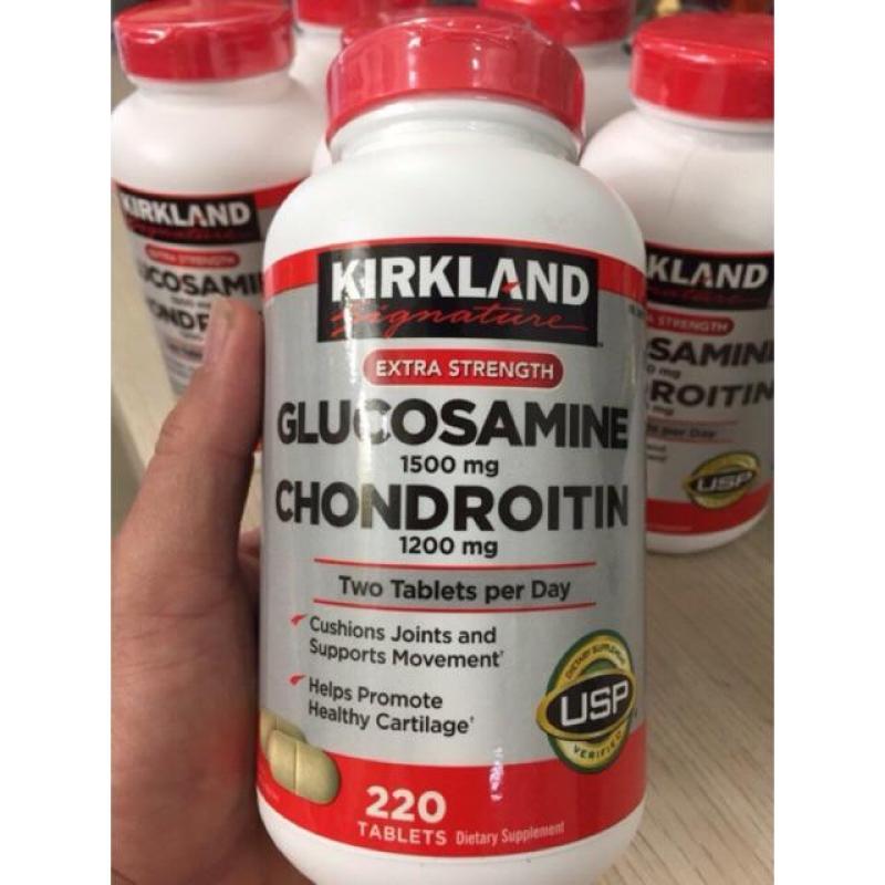 Thuốc bổ khớp Kirkland Glucosamine 1500mg & Chondroitin 1200mg 220vien của Mỹ