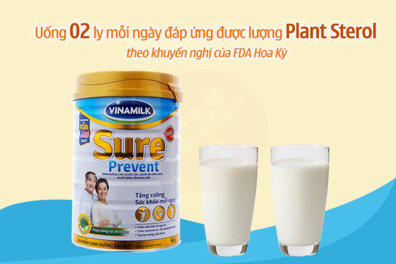 Sữa bột Vinamilk Sure Prevent lon 900g