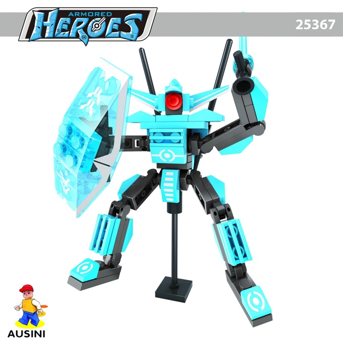 Robot anh hùng (86 miếng) Ausini 25367