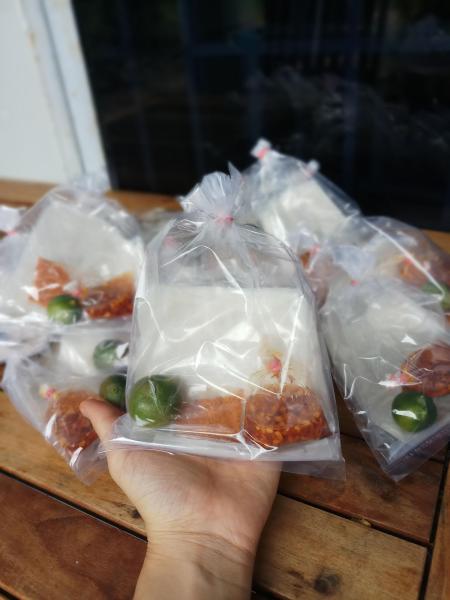 Combo 10 bịch bánh tráng tắc sa tế Tay Ninh
