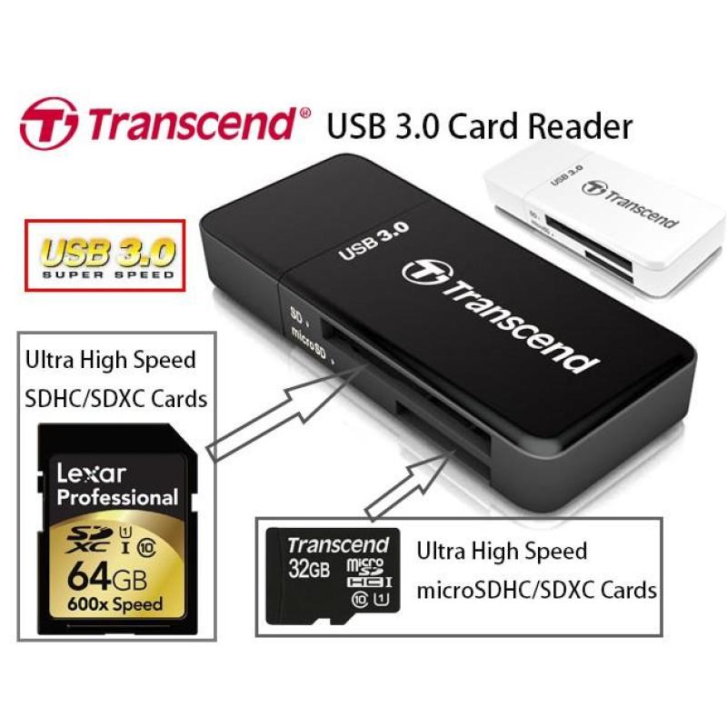 ĐẦu Đọc Thẻ Transcend USB3.0 F5 (Micro + SDHC)