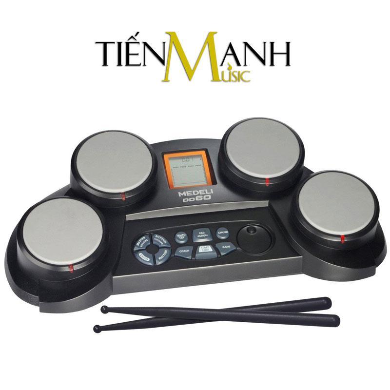 Bộ Trống điện tử Medeli DD60 (Electronic Portable Digital Drum - Kèm Nguồn, Dùi Trống)