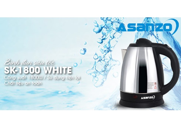 Ấm Đun Nước A SANZO MODEL SK1800- 1.8L