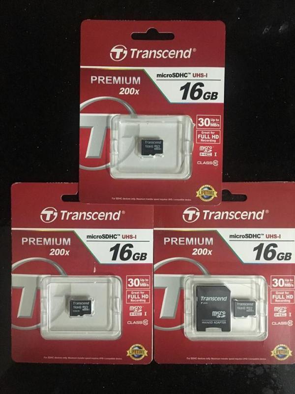Thẻ Nhớ MicroSDHC Transcend Premium 16GB Class 10