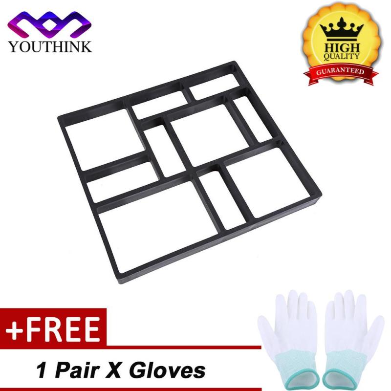 [Buy 1 Get 1 Free Pair Gloves] DIY Nhựa Bê Tông Xi Măng Khuôn Lát