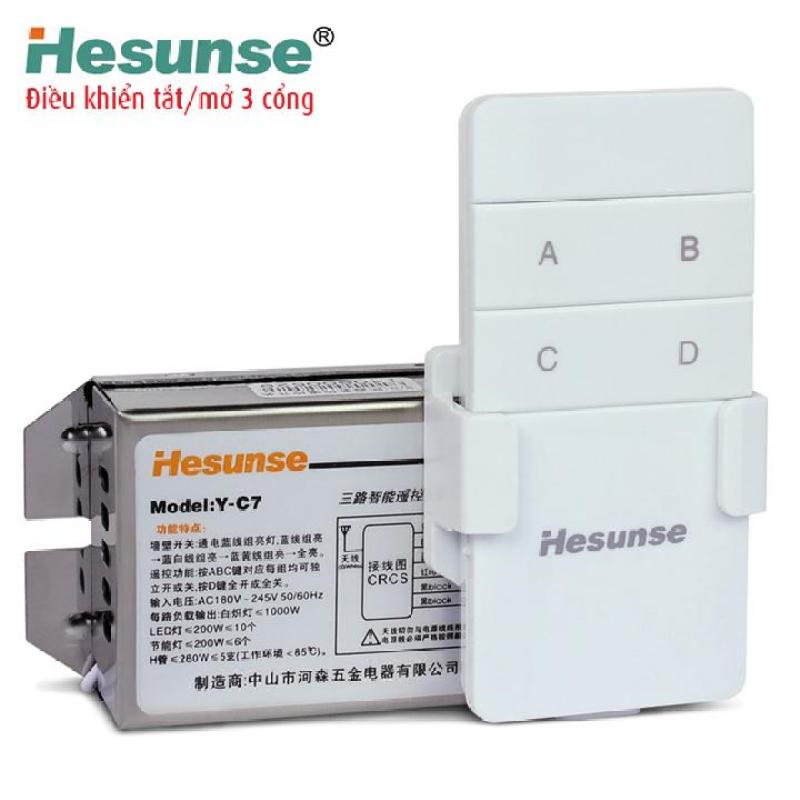 Bộ role điều khiển từ xa Hesunse, tắt mở nhiều thiết bị điện gia đình