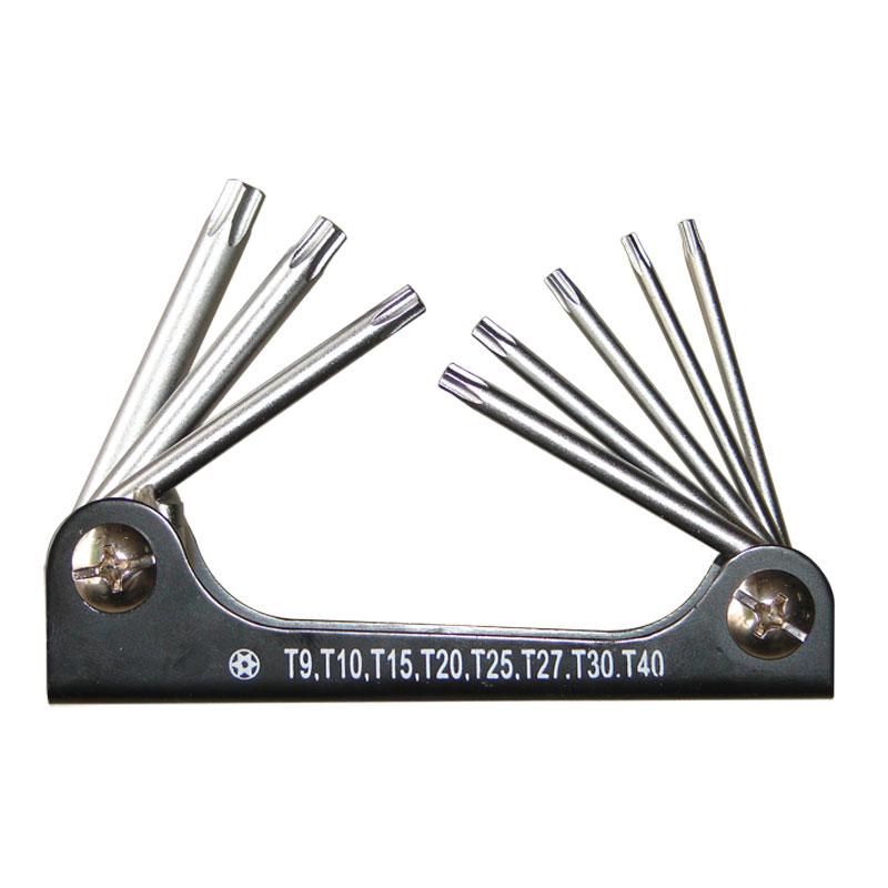 BỘ LỤC GIÁC 8 CÂY, ĐẦU BÔNG MAI, CÓ LỖ T9 -> T40 - TOP