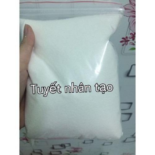 Tuyết Nhân Tạo Loại 50gram - Đóng Gói Túi Zip - Nguyên Liệu Làm Slime Mây By Banhangsi