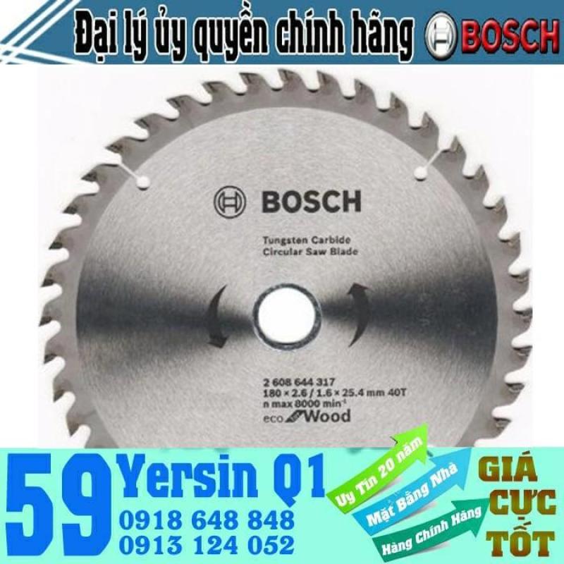 Lưỡi Cưa Gỗ 40 Răng Bosch 2608644317 (180x25 4mm )