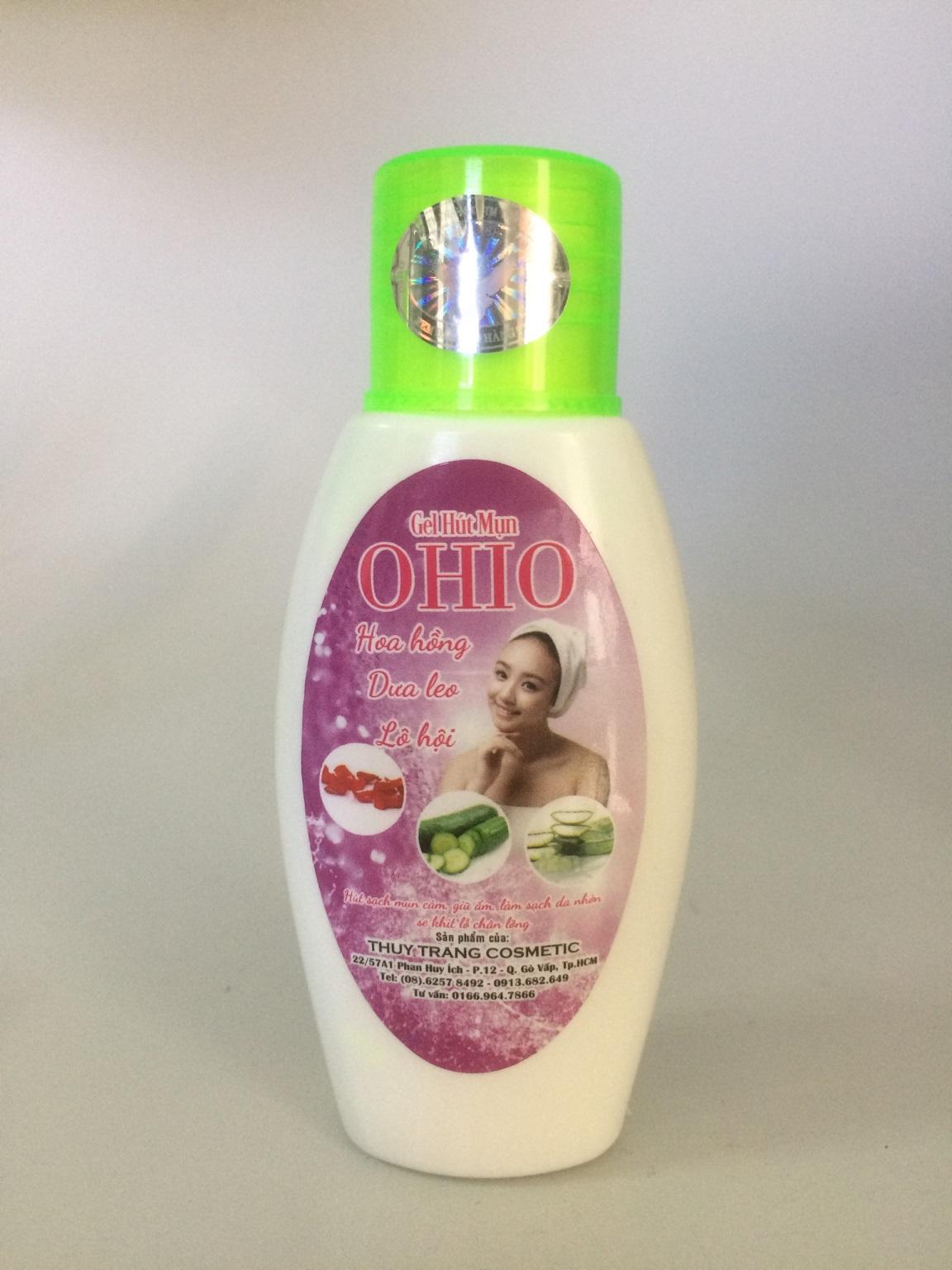 GEL LỘT MỤN OHIO - HOA HỒNG - DƯA LEO - LÔ HỘI 60G