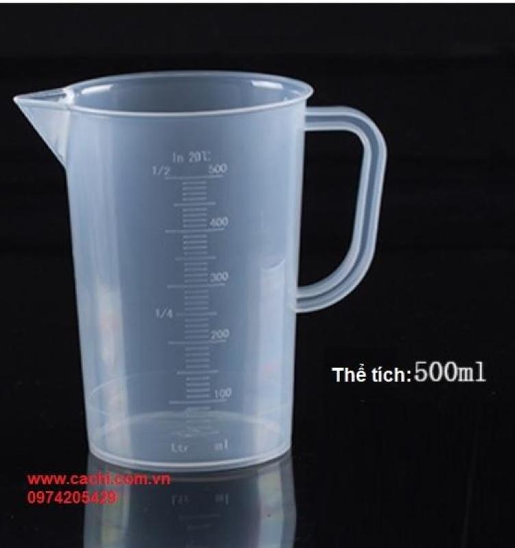 Ca nhựa chia vạch 500ml nhập khẩu