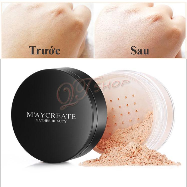 Phấn phủ che khuyết kiềm dầu Maycreate PP491