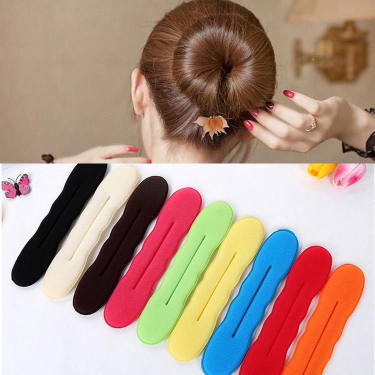 Dụng cụ búi tóc tròn tạo kiểu tóc củ tỏi nữ tính duyên dáng - phụ kiện tóc độc đáo cho bạn gái
